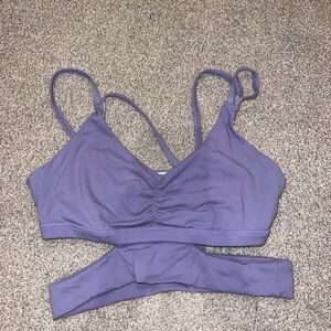 Purple NVGTN Sports Bra